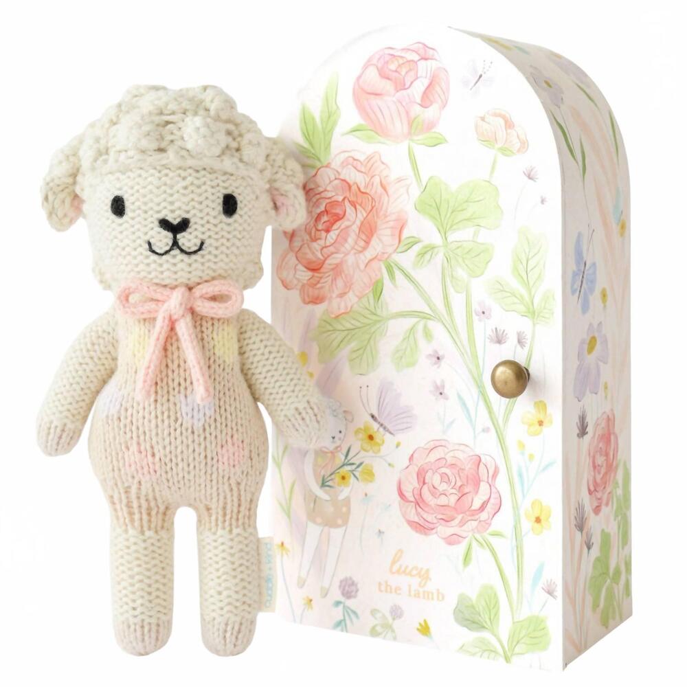 NEW CUDDLE + KIND tiny lucy the lamb in pastel